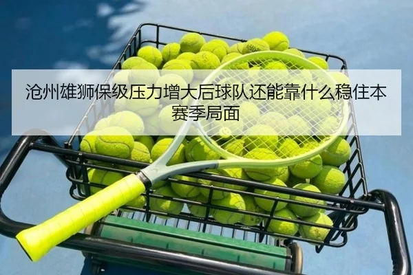 沧州雄狮保级压力增大后球队还能靠什么稳住本赛季局面